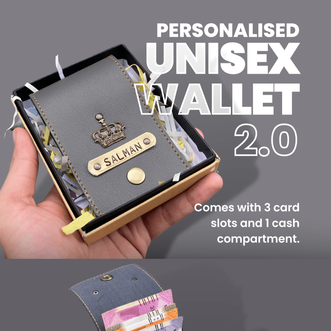 Personalised Unisex Wallet 2.0 - UW2 - The Gifting Era