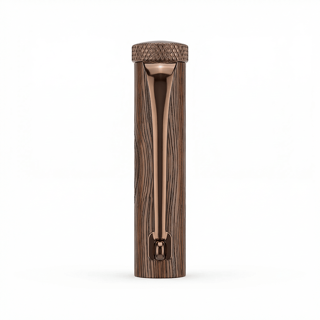 Personalised Woodwright Limited Edition Wooden Textured Metallic Fountain Pen - Set of 4 Fountain Pens - The Gifting Era