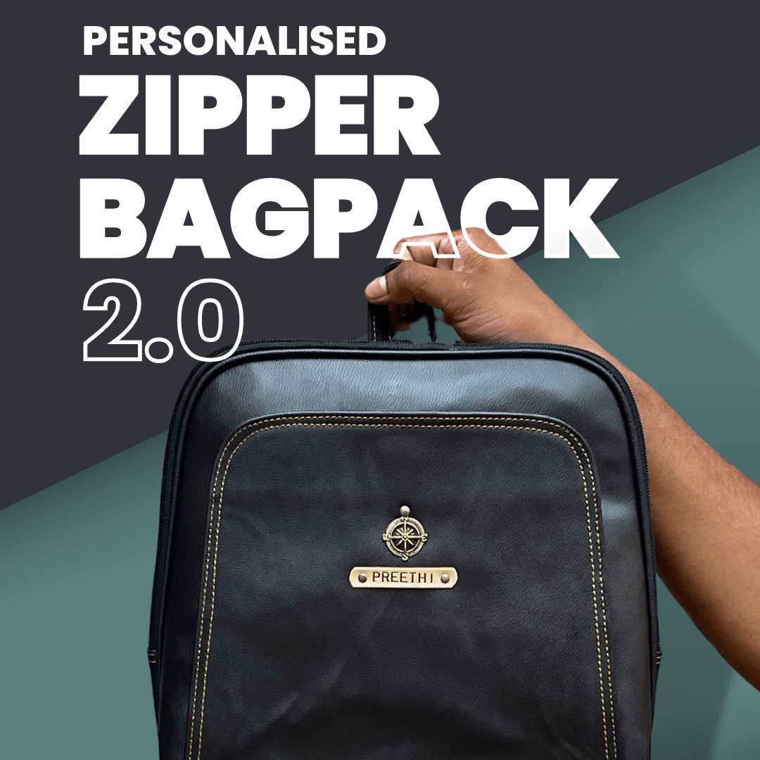 Personalised Zipper Backpack 2.0 - ZB2 - The Gifting Era