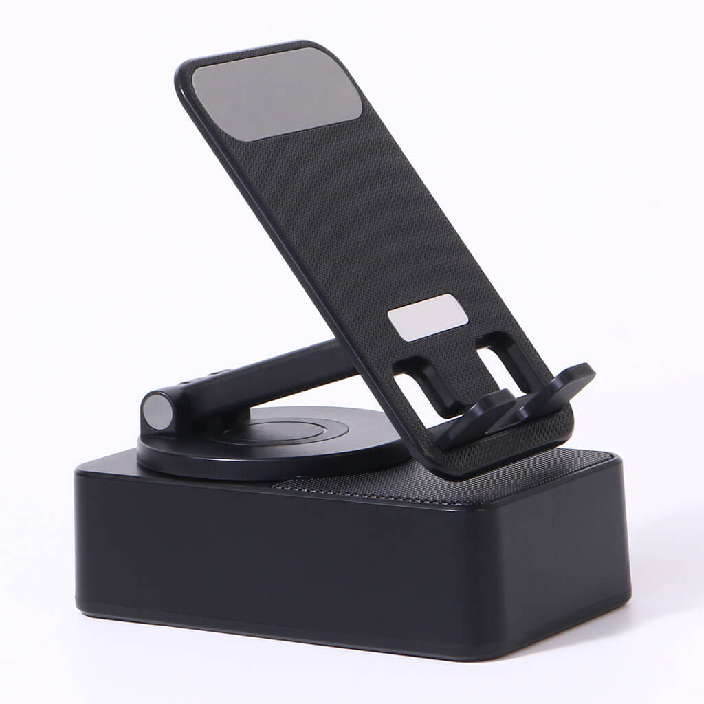 Premium 360° Smart Rotating Mobile Stand with 1500 mAH Wireless Bluetooth Speaker & Ambient RGB Led Light - The Gifting Era