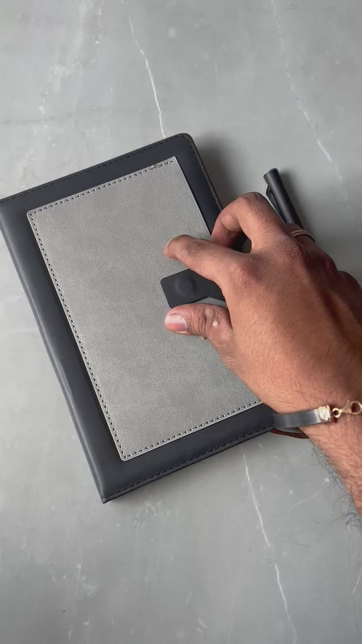 Personalised Premium Regal Diary & Pen Set - Stationery - The Gifting Era -personalised diary and pen set, premium diary gift box, name engraved diary, magnet lock diary, corporate gifting diary set, A5 customised diary, rakhi gift for brother, customised office stationery gift, diary pen combo gift set, personalised diary for gifting