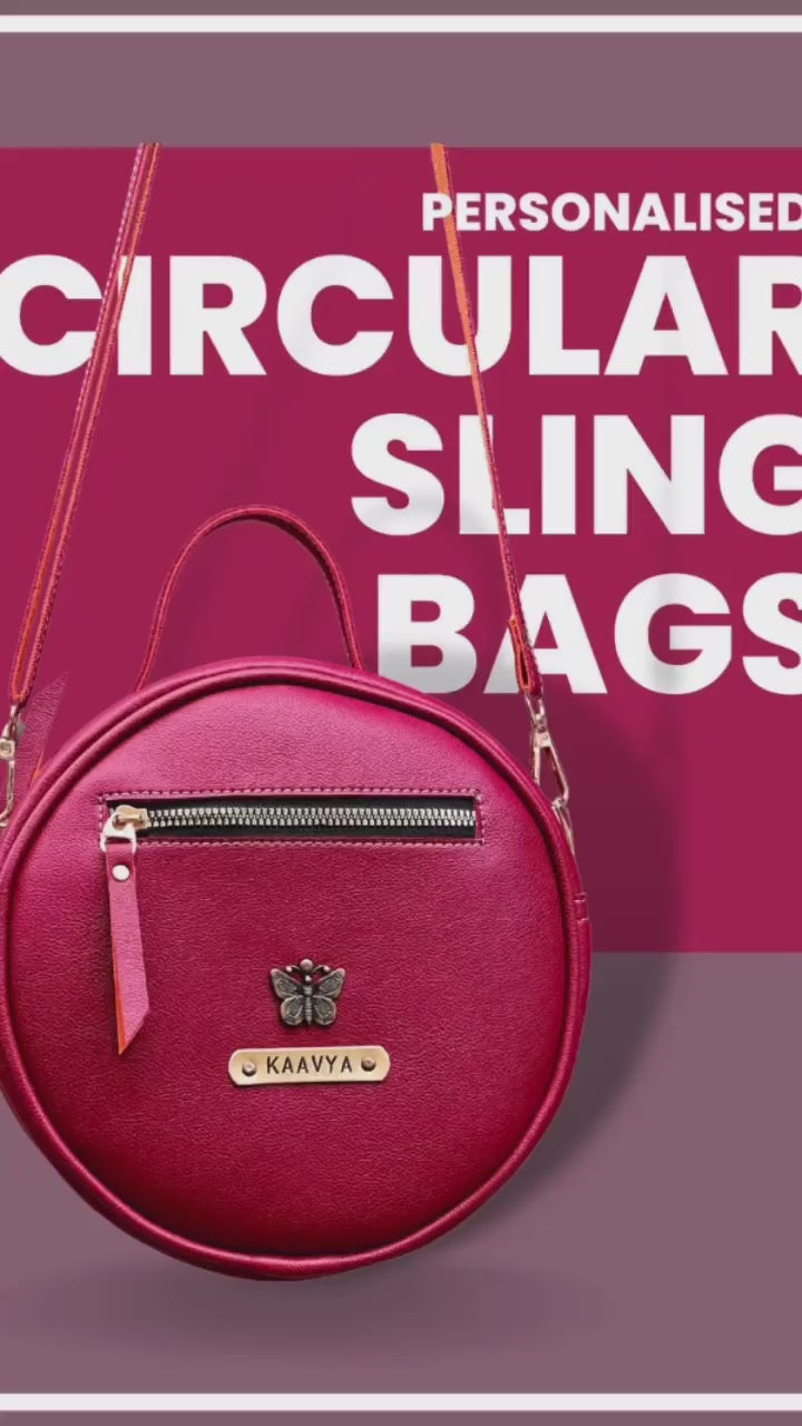 Personalised Circular Sling Bag - CSB