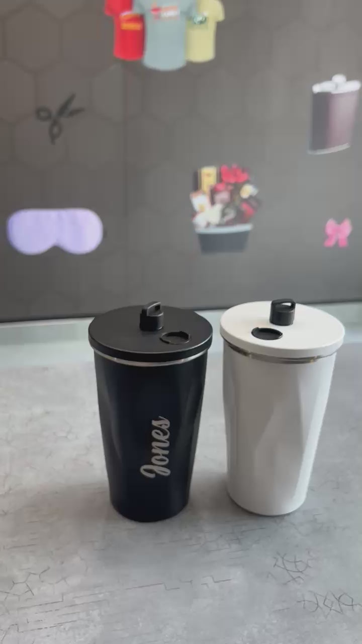 Personalised Umbrella Vacuum Tumbler - 450 ML - The Gifting Era