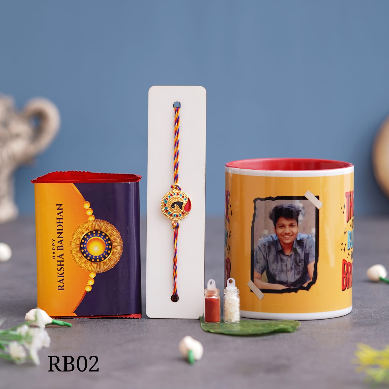 RB02 - Personalised Raksha Bandhan Combo - Raksha Bandhan Special - The Gifting Era
