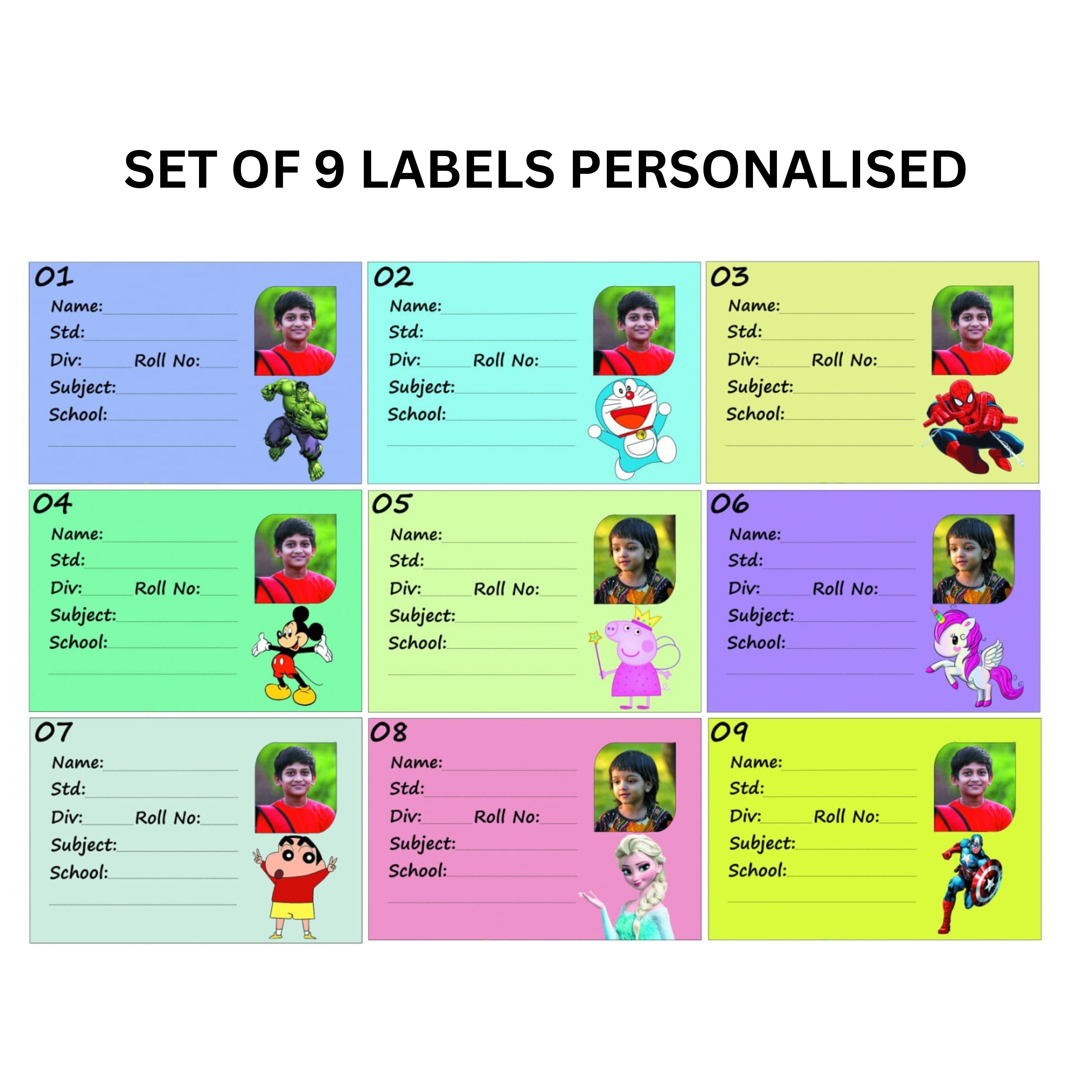 Personalised Kids School Essential Kit - Set of 10 - The Gifting Era