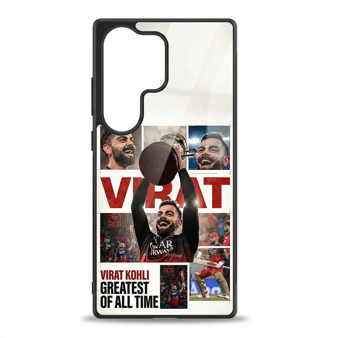 Virat Kohli (GOAT Edition) - IPL Edition Metallic Glossy Finish TPU 360° Protection Phone Case - The Gifting Era