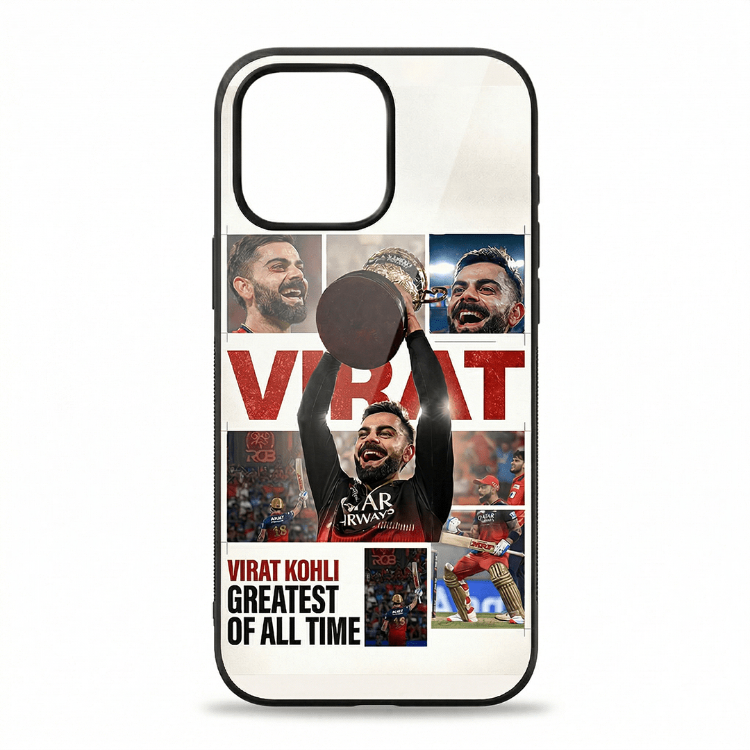 Virat Kohli (GOAT Edition) - IPL Edition Metallic Glossy Finish TPU 360° Protection Phone Case - The Gifting Era