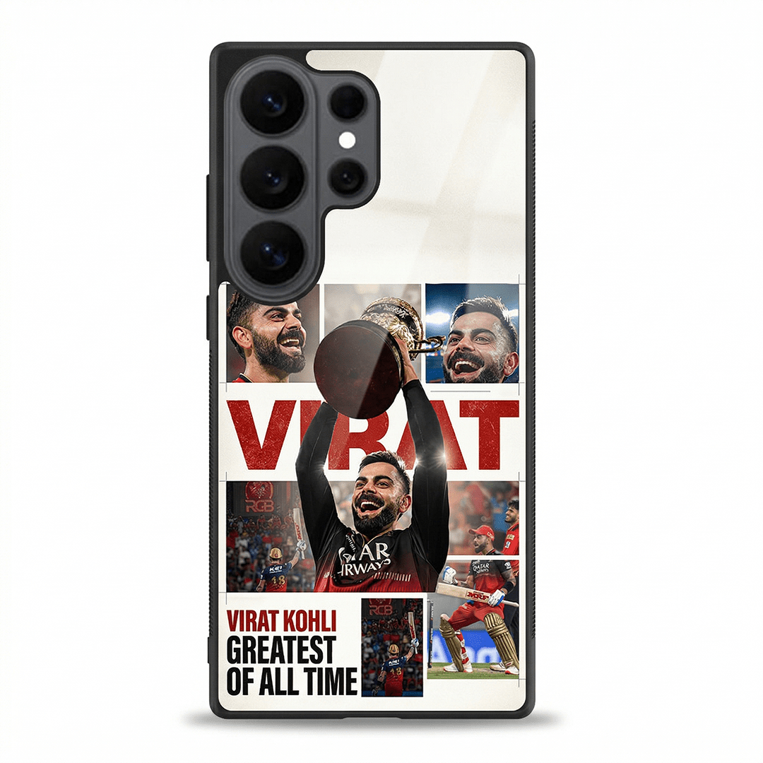 Virat Kohli (GOAT Edition) - IPL Edition Metallic Glossy Finish TPU 360° Protection Phone Case - The Gifting Era
